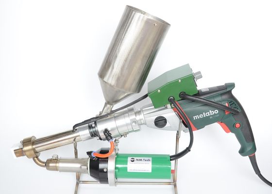 220V PE PP ท่อแกรนูเล่ห์ Extrusion ปืนการเชื่อม 8kg 1600W พลังงานอากาศร้อน